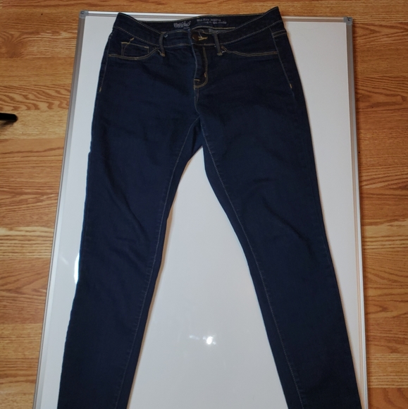 6/28 R Mossimo Mid-Rise Jegging Dark denim - Picture 1 of 4